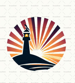 Leuchtturm bei Sonnenuntergang